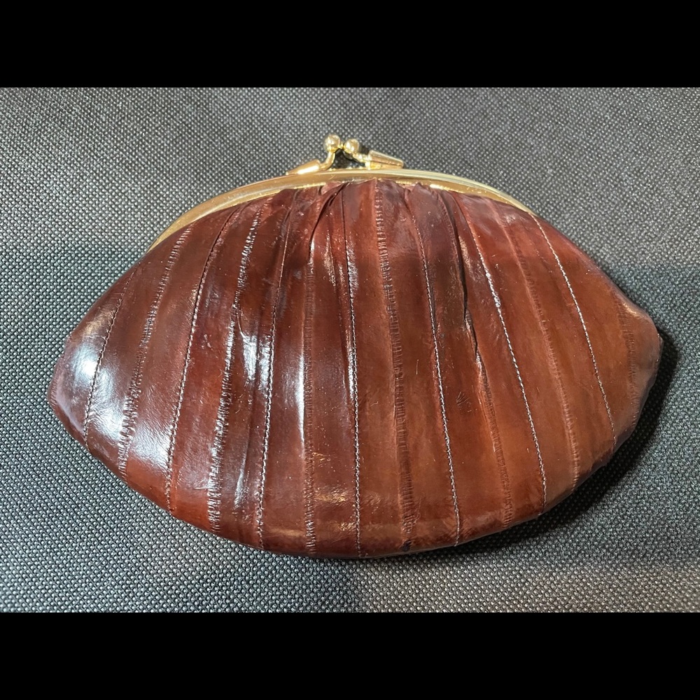 Snakeskin large coin plus wallet